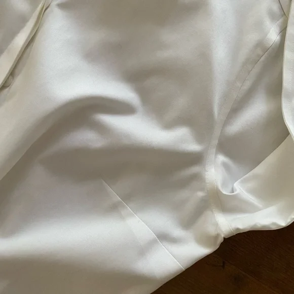 Classic White Womens Tunic Shirt - Picture 4 of 6